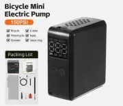 Original Bike Air Pump Gauge Mini Electric Bicycle Tire Inflator LCD Display New