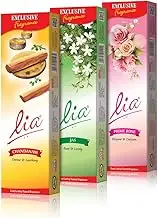 Agarbatti Special Combo Pack | Pack of 3 (166 Sticks per Pack) | Lia Chandanam, Jas, Prime Rose Incense | Woody, Floral Incense for Puja, Relaxation, Freshness, Happy Vibes