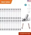 24 Pcs Bed Sheet Heavy Duty Adjustable Sheet Straps Elastic Fitted Sheet Hold...