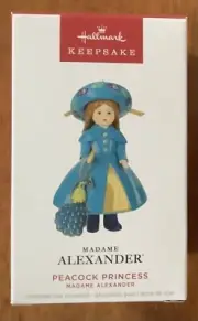 2024 HALLMARK KEEPSAKE ORNAMENT MADAME ALEXANDER PEACOCK PRINCESS NEW
