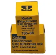 Lot of 2 Kodak 35mm Ektachrome Slide Duplicating Film 5071 36 Exposures Expired