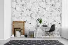 3D Constellation Pattern Wallpaper Wall Mural Removable Self-adhesive 139