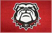 FANMATS 19823 Georgia Bulldogs Starter Mat Accent Rug - 19in. x 30in. | Sports Fan Home Decor Rug and Tailgating Mat - New Bulldog Logo, Red