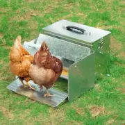 Yescom 26lbs Automatic Chicken Feeder Portable w/ Lock Rat & Weather Proof