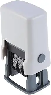 Operitacx Number Stamps Embosser Stamp Roller Stamp Self Inking Stamp Seal Stamp Date Stamp Ink Back