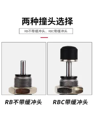 SMC型氣缸液壓油壓緩沖器阻尼器RBC0806 RB1006/7 1411 1412 2015熱心小賣家