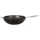 Pyrolux Ignite 32cm Aluminium Non-Stick Wok w/ Handle Induction Round Black