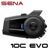 在飛比找momo購物網優惠-【SENA】10C EVO 重機用4K攝影機及藍牙通訊耳機(