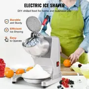 Ice Crushers Machine 220lbs Per Hour Electric Snow Cone Maker with 4 Blades Stainless Steel Shaved Ice Machine with Cover and Bowl 300W Ice Shaver Machine
