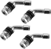Motorcycle Tire Valve Stems 4 Pack Leakproof Design Fit for Cars Motorcycles Easy Installation Stylish Appearance