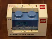 Brand new retired LEGO LG11007 alarm clock radio in blue