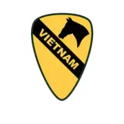1st Cavalry Vietnam Shield Sticker