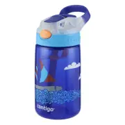 Contigo Gizmo Kids Drink Bottle Sapphire Sailboat Graphic 420ml Flip Autospout