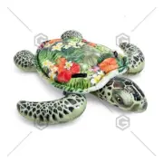 INTEX Kids Sea Turtle Ride On Float Raft 2 Handles Beach Swimming Pool AUSTOCK