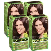 在飛比找ETMall東森購物網優惠-NATURTINT赫本染髮劑 5N淺棕黑色(4盒組)