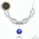 【Hommy Jewelry】伊麗莎白的星辰｜藍寶石項鍊(法國星鑽 六道星芒)