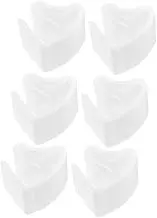 EXHUMKY 6Pcs Heavy Duty Pinch Pleat Curtain Hooks Easy to Install Drapery Tiebacks for Living Bedroom and Shower Versatile Window Accessories with Sleek Design and