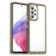 For Samsung Galaxy A53 5G Case, Shock & Scratch-proof + Acrylic Shielding Cover, Clear Grey