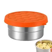 Stainless Steel Lunch Box for Kids | Sealed and Leakproof Food Storage Containers with Silicone Lid | Stackable Toddler Lunch Box for Daycare, School and Travel