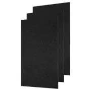3Pcs Black Glitter Acrylic Sheets 1/8" Thickness 12" x 8" PMMA Sheets