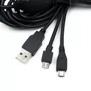 Dual USB Charging Cable for PS VR Move and PS4 PSVR Controller Wire Parts