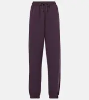 [Adidas by Stella McCartney] Adidas by Stella McCartney Cotton-blend fleece sweatpants AU 8 purple