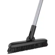 Heavy Duty Grout Scrub Brush with Long Handle, Tile & Shower Floor Cleaner