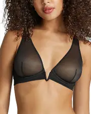 Commando Mesh Plunge Underwire Bra