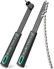 cyclists Cassette Removal Tool Sets - Chain Whip & Lock Ring Tool for Shimano HG Cassette/Freewheel Install Removal MTB Road Bike 7 8 9 10 11 Speed