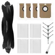 14PCS Accessories Kit for Clean L50 /L50 /L60 /L60 Hybrid Robot Vacuum Cleane Main Side Brush Filters Dust Bag