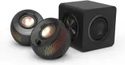 Creative Pebble X plus 2.1 USB-C Computer Speakers with Subwoofer and Customizab