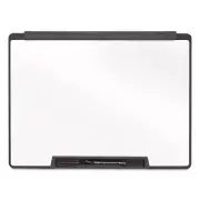 Quartet Motion Portable Dry Erase Board, 36 x 24, White, Black Frame