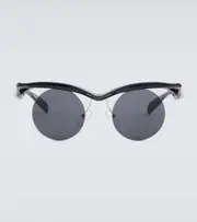 [Prada] Prada Runway round sunglasses One Size black