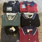 Mens Polo Golf Shirt Lot XL Izod Slazenger Snake eyes Cutter & Buck NWT 6pcs