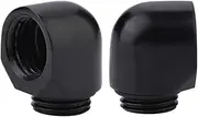 Elbow Connector, G1/4 Thread Tube Converting Fitting Two-Touch Fitting Elbow Connector for PC Water Cooling