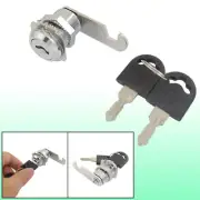 19mm x 25mm Thread Desk Cabinet Drawer Tool Box Quarter Turn Cam Lock