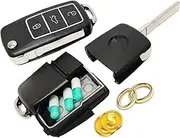 Stash Car Key Fob Remote Diversion Safe: Smell/Odor Proof Bag Discrete Portable Storage Container To Hide Pills Jewelry or Valuables Secret Hidden Travel Can Or Home Security 2 pack