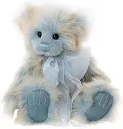 [Charlie Bears] Tuesday Blue Plush Teddy Bear - Soft, Cute & Huggable Collectible Stuffed Animal for Kids & Adults