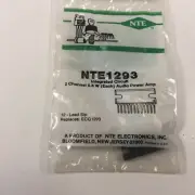 (1) NTE NTE1293 Integrated Circuit Dual, Audio Power Amp, 5.8W/Ch
