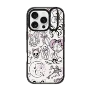 iPhone 16 Pro Impact Ring Stand Case MagSafe Compatible Bow Coquette Stickers