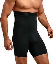 [TOPELLER] Men Tummy Control Shorts High Waist Slimming Body Shaper Compression Shapewear Belly Girdle Underwear Boxer Briefs