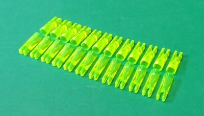 Original Bohning Legend II Arrow Nocks - 11/32" Flo Green - 2 Dozen