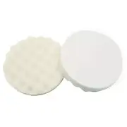 3M Finesse-it Foam Buffing Pad, 28401, 5-1/4 in, White Open CeII Foam
