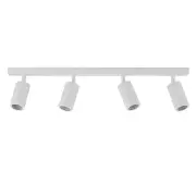 Outdoor Adjustable Bar Spot Light - 4 Heads - GU10 - Matte White