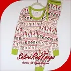 NWT HANNA ANDERSSON DR SEUSS WOMENS ORGANIC LONG JOHNS PAJAMAS GRINCH S 4 6