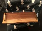 Rustic Black Walnut Wood Cutting Charcuterie Serving Board HandCrafted NEW