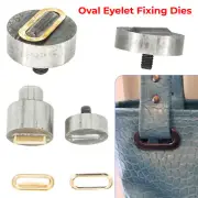 Oval Eyelets Die Set for Green Hand Press Machine Vinyl Banner Leathercraft Tool