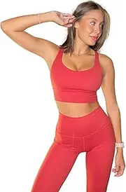 [MAR Sportwear] Women's Maximize Your Performance with GEFEN Leggings and Bra Set Power Your Fitness Goals