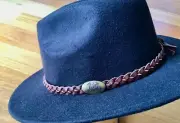 Hand made in Australia hat band Leather for all hats cowboy man woman hat extra