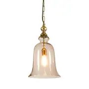 Tivoli Glass Overhead Lamp Large Brass - ELPIM52099AB